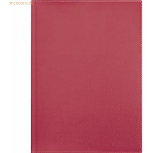 Brunnen Buchkalender 796 A5 1 Woche/2 Seiten Kunstleder-Einband rot 20