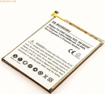 k.A. Akku für Samsung Galaxy M20/M30 Li-Pol 3,85 Volt 4900 mAh schwarz