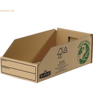 50 x Fellowes Kleinteile-Box Part Bins R-Kive 147x102x280mm