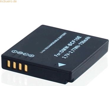 k.A. Akku für Panasonic LUMIX DMC-FS10 Li-Ion 3,6 Volt 700 mAh schwarz