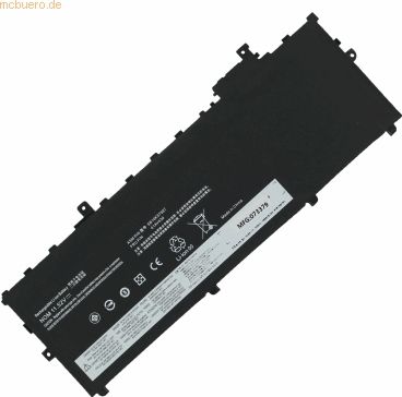 k.A. Akku für Lenovo ThinkPad X1-20KGS5PU04 Li-Pol 11,58 Volt 4800 mAh