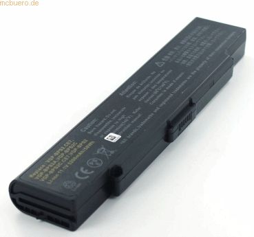 k.A. Akku für Sony PCG-7H2M Li-Ion 11,1 Volt 4400 mAh schwarz