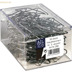 Alco Kreuzklammer Größe 3 45x60mm VE=50 Stück