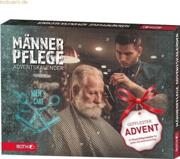 Roth Adventskalender Männerpflege bestückt
