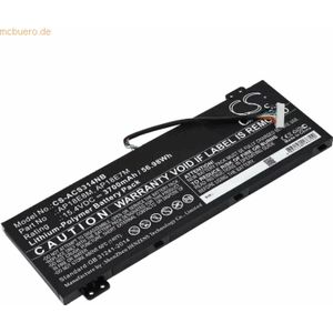 k.A. Akku für Acer Nitro 5 AN515-43-R99E Li-Pol 15,4 Volt 3700 mAh sch