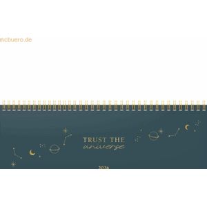 3 x Rido Querkalender Young Line 29,7x10,5cm 1 Woche/2 Seiten Universe