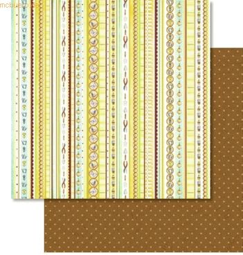 Ludwig Bähr Scrapbook Paper Premium Glitter 30,5x30,5cm VE=5 Blatt Mot