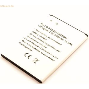 k.A. Akku für LG Electronics K20 Plus 2017 LTE-A Li-Pol 3,8 Volt 2200