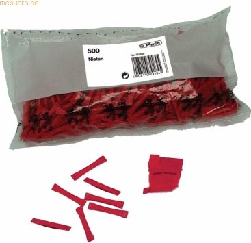 Herlitz Lose Nieten 'Leider verloren' rot VE=500 Stück