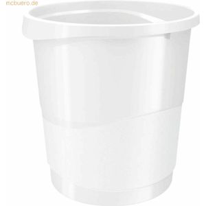 12 x Esselte Papierkorb Vivida PP 14l weiß