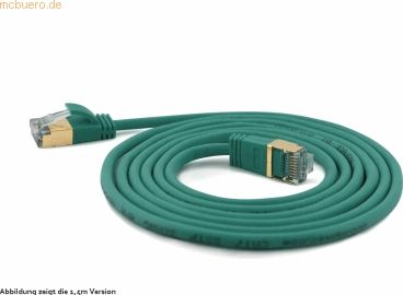 wantec wantecWire Patchkabel CAT7 extradünn SSTP grün 0,50m