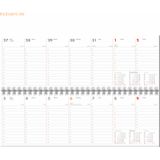 Güss Querkalender 30x10cm 1 Woche/Seite Kalendarium 2026
