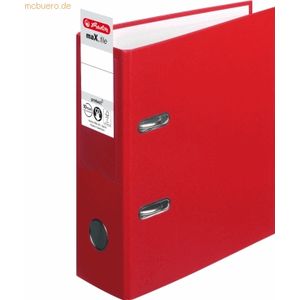 Herlitz Ordner Kunststoff A5 hoch maX.file protect 75mm rot