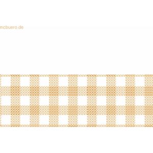 10 x Ludwig Bähr Tonpapier Karo 130g/qm 49,5x68cm goldgelb