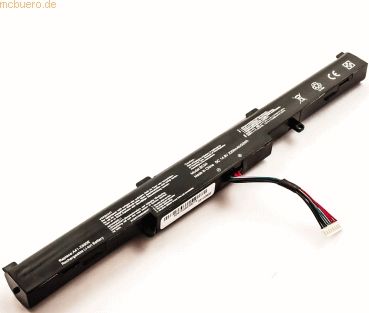 k.A. Akku für Asus VivoBook X751LN-TY047H Li-Ion 14,8 Volt 2200 mAh sc