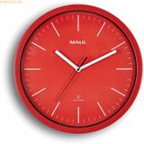 Maul Wanduhr Mauljump 30,5cm Funkuhr rot