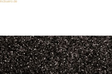 Ludwig Bähr Glitterkarton 330g/qm A4 VE=10 Blatt schwarz