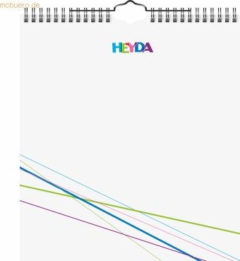 Heyda Kreativkalender 21,5x24cm weiß