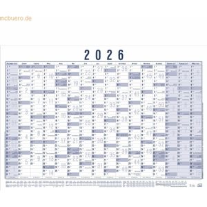 Zettler Plakatkalender 918 100x70cm 16 Monate VE=5 Stück gerollt 2026