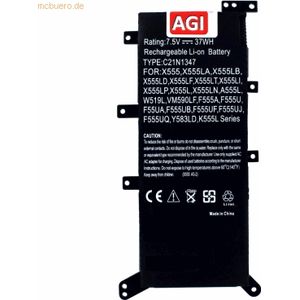k.A. Akku für Asus 0B200-01200200 Li-Pol 7,6 Volt 4800 mAh schwarz