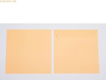Blanke Briefumschläge 170x170mm 120g/qm gummiert VE=100 Stück koralle