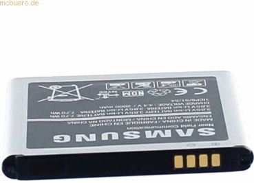 Samsung Akku für Samsung SM-J200M Li-Ion 3,7 Volt 2000 mAh schwarz