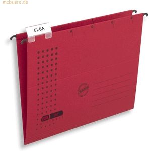 25 x Elba Hängemappe chic rot