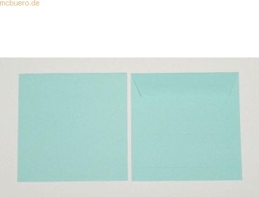 Blanke Briefumschläge 170x170mm 120g/qm gummiert VE=100 Stück lagune