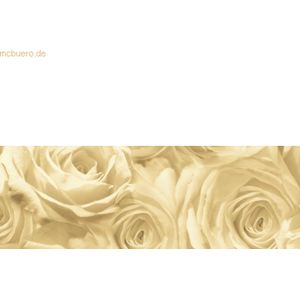 5 x Ludwig Bähr Transparentpapier 115g/qm A4 VE=5 Blatt Rosen antik
