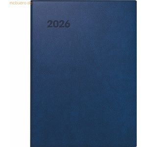 Brunnen Taschenkalender 731 10x14cm 1 Woche/2 Seiten Kunststoff dunkel