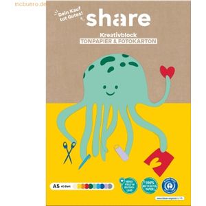 share Bastelblock 4-0013 sortiert A5 40