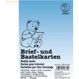 Ludwig Bähr Briefkarten A6 hoch doppelt VE=100 Stück weiß