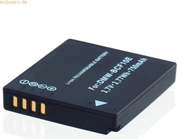 k.A. Akku für Panasonic LUMIX DMC-FS11 Li-Ion 3,6 Volt 700 mAh schwarz