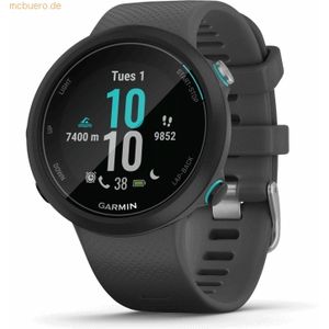 Garmin Garmin Swim2 mit Silikon-Armband 20mm Schiefergrau/Schwarz