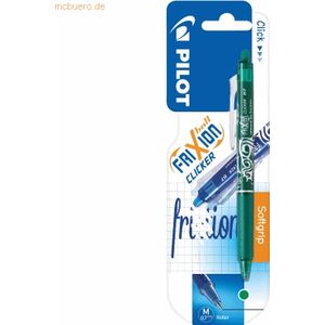 12 x Pilot Tintenroller Frixion Ball Clicker 07 grün Blister mit 1 Stü