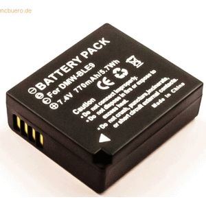 k.A. Akku für Panasonic LUMIX DMC-S6K Li-Ion 7,2 Volt 750 mAh schwarz