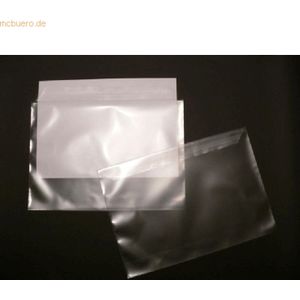 Blanke Briefumschläge Offset transparent C4 100 my haftklebend VE=100