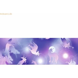 5 x Ludwig Bähr Transparentpapier Rolle 115g/qm 50x61cm Fauna Einhorn