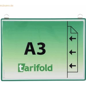 Tarifold Hängetafeln A3 quer grün 5 Stück