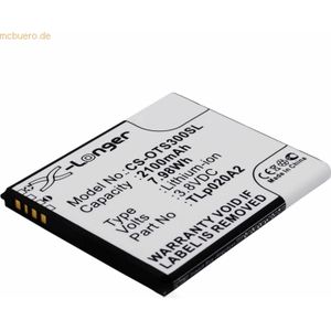 k.A. Akku für Alcatel OT-5065D Li-Ion 3,8 Volt 2100 mAh schwarz