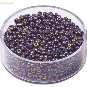 6 x Knorr prandell Rocailles 2,5 mm flieder VE=13g