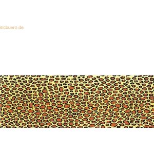 5 x Ludwig Bähr Transparentpapier 115g/qm A4 VE=5 Blatt Tierfell Leopa