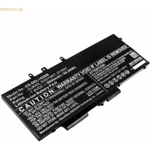 k.A. Akku für Dell Latitude 5495 Li-Ion 7,6 Volt 8200 mAh schwarz
