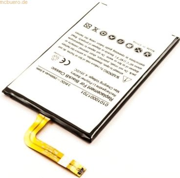 k.A. Akku für Blackberry BPCLS00001B Li-Pol 3,8 Volt 2500 mAh schwarz