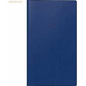 Brunnen Taschenkalender 758 8,7x15,3cm 1 Woche/Seite Kunststoff dunkel