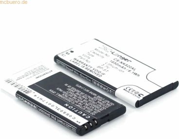 k.A. Akku für Nokia Lumia 820.1 Li-Ion 3,7 Volt 1650 mAh schwarz