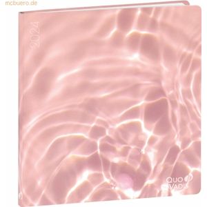 Quo Vadis Buchkalender Executif Recycling ML 16x16cm Relax Wasserrose