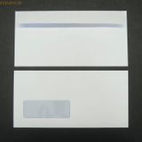 Blanke Briefumschläge DINlang 120g/qm haftklebend Sonderfenster VE=500