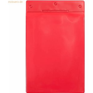 Tarifold Pro Kennzeichnungshülle A4 rot magnetisch PVC VE=10 Stück