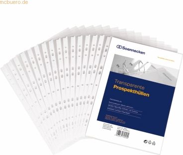 k.A. Prospekthüllen 1610 A4 PP 110my genarbt oben offen VE=50 Stück